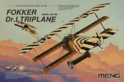 Fokker Dr.I Triplane 1/24 - Meng Model