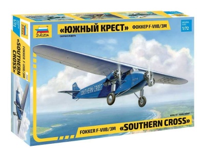 Fokker F-VII Trimotor (1:72) Model kit letadlo 7233 - Zvezda