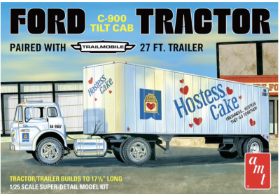 Ford C-900 Tractor w/ Trailer 1/25 - AMT