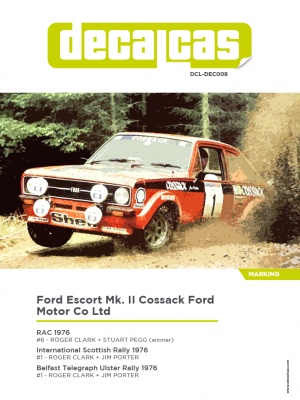 Ford Escort Mk.II - Decalcas