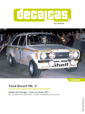 Ford Escort Mk. II - Portugal Rally - Vinho do Porto 1977 1/24 - Decalcas