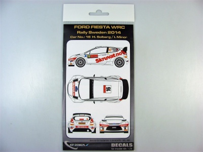 Ford Fiesta WRC Rally Sweden 2014-for BELKITS 1/24 - MF-Zone