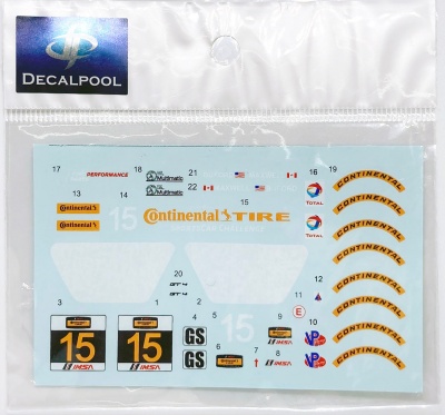 Ford Mustang GT4 #15 IMSA '17 Option 1/24  - Decalpool