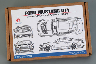 Ford Mustang GT4 For Tamiya (24354)（PE+Resin+Metal parts 1/24 - Hobby Design