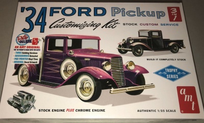 AMT 1//25 1934 FORD PICKUP INTERIOR AND RELATED PARTS
