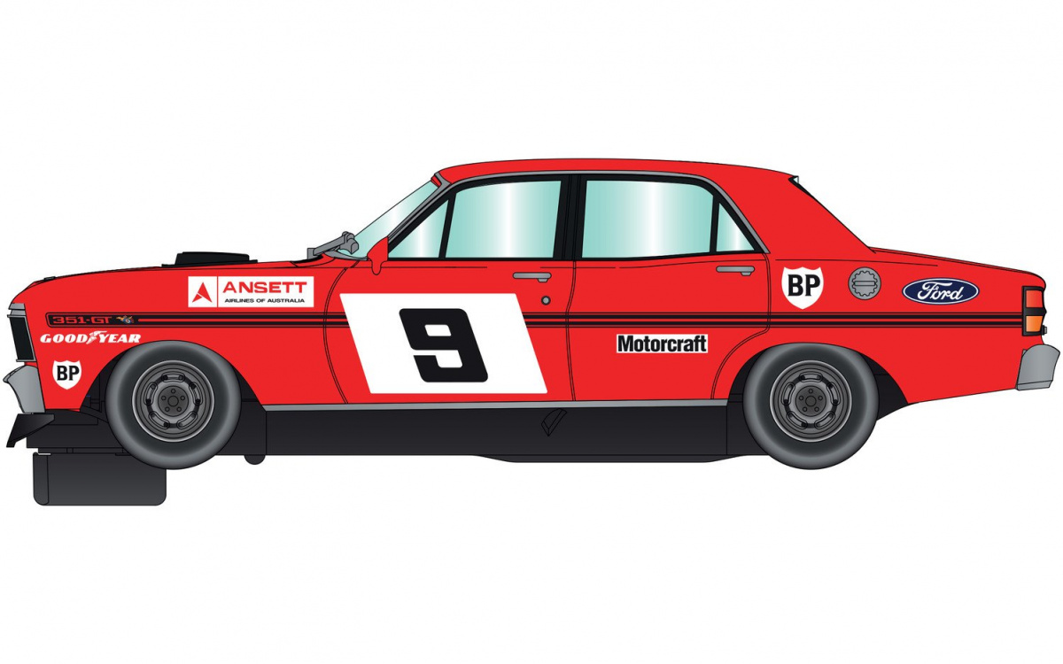 Scalextric Ford XY Falcon ATCC 1973 Winner Alan Moffat 1:32 Slot Race Car C4028 