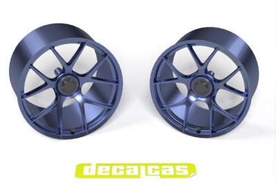 Forged Magnesium rims for Porsche 911 992 GT3 RS 1/24 - Decalcas