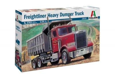 Freightliner Heavy Dumper Truck (1:24) Model Kit truck 3783 - Italeri