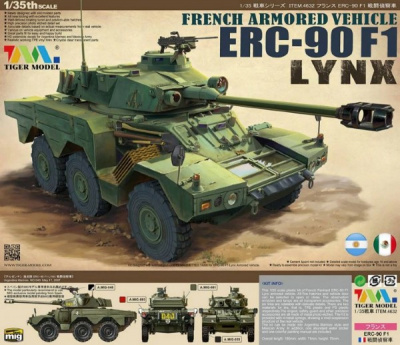 French Armored Vehicle ERC-90 F1 Lynx 1/35 - Tiger Model