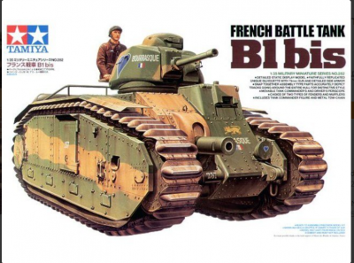 French Battle Tank B1 bis (1:35) - Tamiya