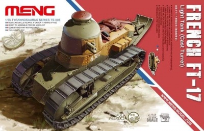 French FT-17 Light Tank (Cast Turret) (1:35) - Meng