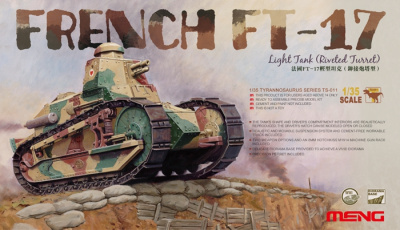 FRENCH FT-17 LIGHT TANK (RIVETED TURRET) 1:35 - Meng