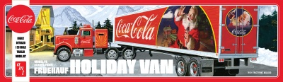 FRUEHAUF HOLIDAY HAULER SEMI TRAILER (COCA-COLA) 1:25 SCALE MODEL KIT - AMT