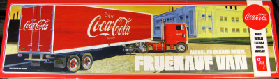 Fruehauf Van Model FB Coca Cola Trailer 1/25 - AMT