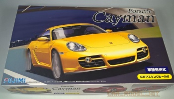 Porsche Cayman S with Window Frame Masking Stickers - Fujimi
