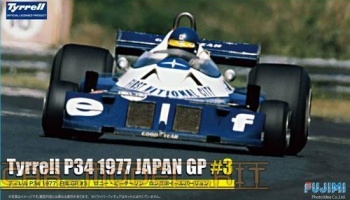 Tyrrell P34 1977 Japan Grand Prix #3 (Peterson) 1/20 - Fujimi