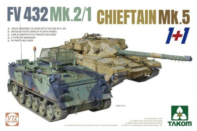 FV432 Mk.2/1 + Chieftain Mk. 5  1/72 - Takom