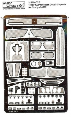 FXX Photoetch Detail-Up parts 1/24 - MSM Creation