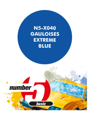 Gauloises Extreme Blue  Paint for Airbrush 30 ml - Number 5