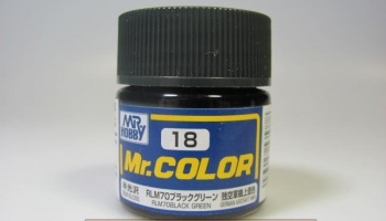 Mr. Color C 018 - RLM70 Black Green - Černo zelená - Gunze
