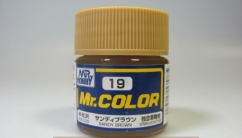 Mr. Color C 019 - Sandy Brown - Pískově hnědá 10ml - Gunze
