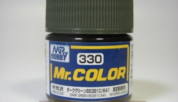 Mr. Color C 330 - Dark Green BS381C/641 - Tmavě zelená - Gunze