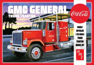 GENERAL SEMI TRACTOR (COCA-COLA) 1976 GMC 1:25 - AMT