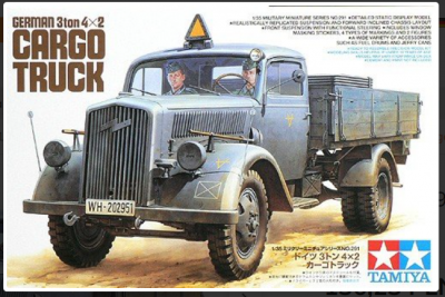 German 3ton 4x2 Cargo Truck (1:35) - Tamiya