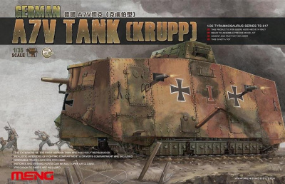 German A7V Tank (Krupp) 1/35 - Meng