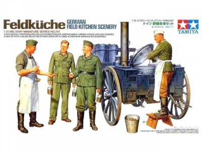 German Field Kitchen Scenery (1:35) - Tamiya