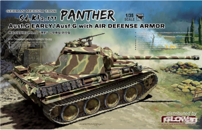 German Medium Tank Sd.Kfz.171 Panther Ausf.G Early/Ausf.G w. Air Defense Armor in 1:35 - Meng