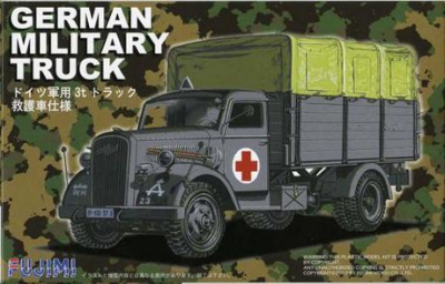 German Military Truck Rescue Vehicle Specification 1:72 - Fujimi
