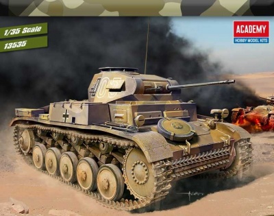 German Panzer II Ausf.F "North Africa" (1:35) - Academy