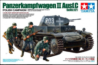 German Panzerkampfwagen II Ausf.C (Sd.Kfz.121) (Polish Campaign) (1:35) - Tamiya
