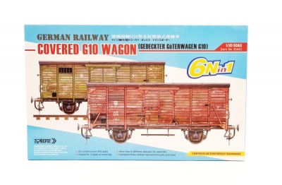 German Railway Covered G10 Wagon Gedeckter Güterwagen G10 (6 in 1) 1/35 - Sabre Model