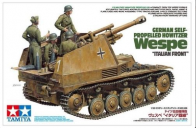 German Self-Propelled Howitzer Wespe Italian Front (1:35) - Tamiya