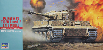 German Tiger 1 Ausf E (Late) (1:72) - Hasegawa