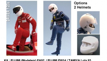 Driver Figure Ferrari F92, FW14 - GF Models