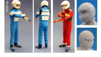 Driver Figure Mansell, Pironi 1/20 - GF Models