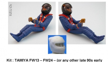 Driver Figure Patrese, Boutsen FW13-FW24 1/20 - GF Models