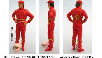 Driver Figure Zanardi Reynard 1:24 - GF Models