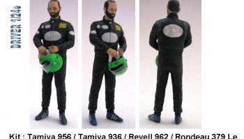 Driver Figure Pescarolo Porsche 1:24 - GF Models