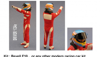 Driver Figure Alonso 1/24 - GF Models