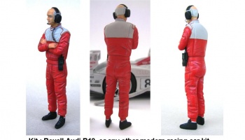 Pit Crew Figure Team Manager Audi DR.Ulrich - GF Models