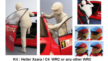 Driver Figure WRC 1/24 - GF Models