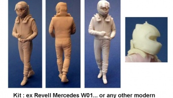 Driver Figure Mercedes W01 1/24 - GF Models