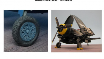 Wheels F4U Corsair / F6 Hellcat 1/72 - GF Models