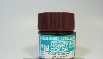 Hobby Color H 017 - Cocoa Brown Gloss - Kakaově hnědá lesklá - Gunze