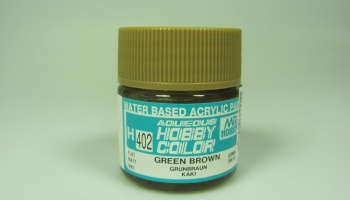 Hobby Color H 402 - Green Brown - Zeleno hnědá - Gunze