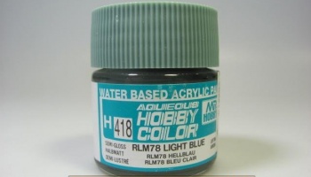 Hobby Color H 418 - RLM78 Light Blue - Světle modrá - Gunze